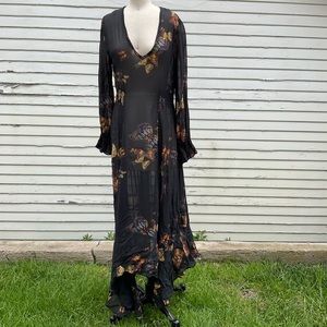 Free People black maxi dress